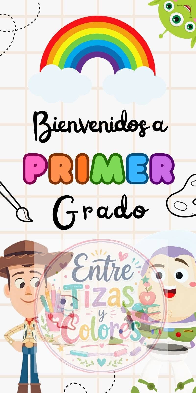 Cartel de bienvenida ToyStory 🤠🚀